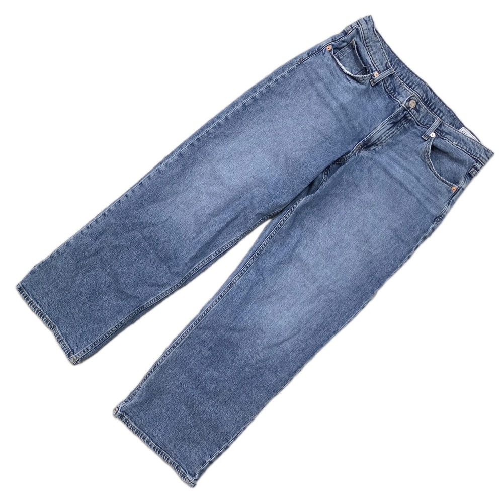 GAP Women's 8R Sz 29 90s Loose Low Rise Jeans Organic Cotton Y2k Baggy Denim